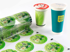 Φιλμικό σφράγισης φλιτζάνων ποτών Φιλμικό PET για ποτά Φιλμικό συσκευασίας προσαρμογής