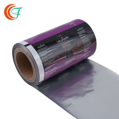 ποιότητας  Coffee Flexible Plastic Packaging Roll Film 60mic To 80mic Printing For Food Custom Laminated Film Roll εργοστάσιο